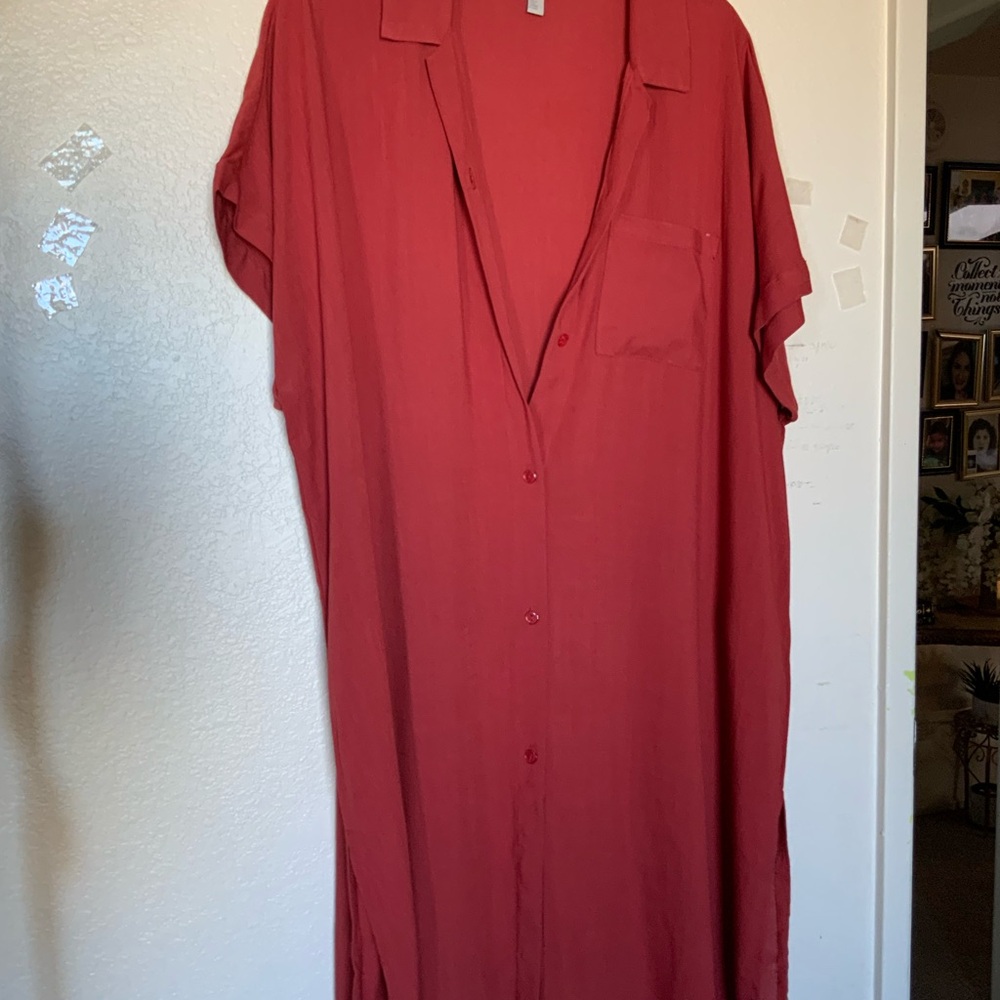 Nordstrom Red Knit Top